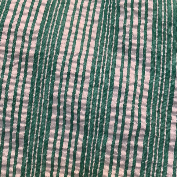 Universal Thread Seersucker Tank Top Green/White - Picture 2 of 8